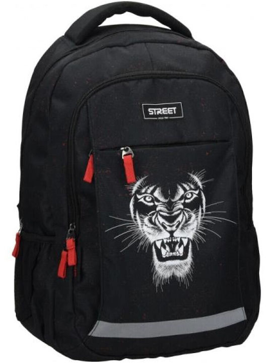 Street Street Alfa Lion Ghiozdan de Spate Negru Street Street Alfa Lion Ghiozdan de Spate Negru