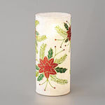 Eurolamp Christmas Glass White Battery Candle 2...