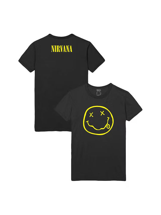Nirvana μαύρο μπλουζάκι