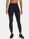 Under Armour 6M Nov Formare Colanti de femei Cropped Colanti Talie inalta Negru