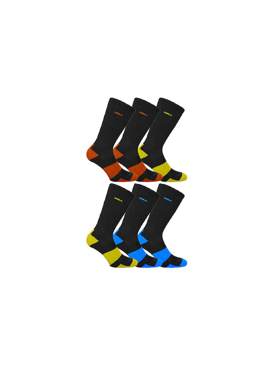 GSA Αθλητικές Κάλτσες Πολύχρωμες 6 Ζεύγη