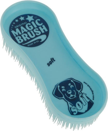 Kerbl MagicBrush Soft Χτένα για Διάφορα Μήκη Τρίχας για Καθαρισμό Τριχώματος Μπλε Ocean Blue
