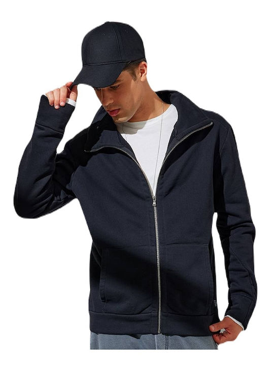Men's Hooded Cardigan Black