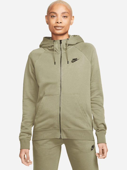 khaki nike hoodie womens