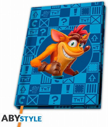 Abysse Crash Bandicoot - Crash & Coco Notebook 180 Sheets A5 Blue