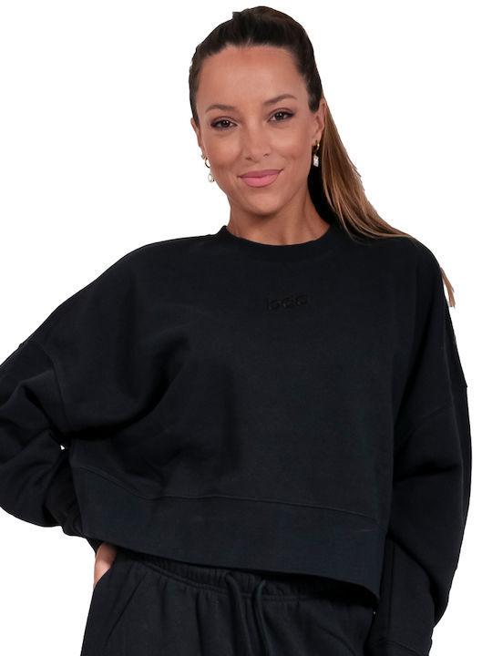 Body Action Long Women's Sweatshirt Black 061227-01 | Skroutz.mt