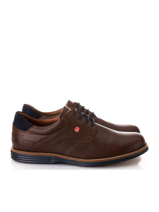 Robinson Men's Leather Casual Shoes Brown