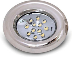 Ovală cu LED-uri încastrate 50mm