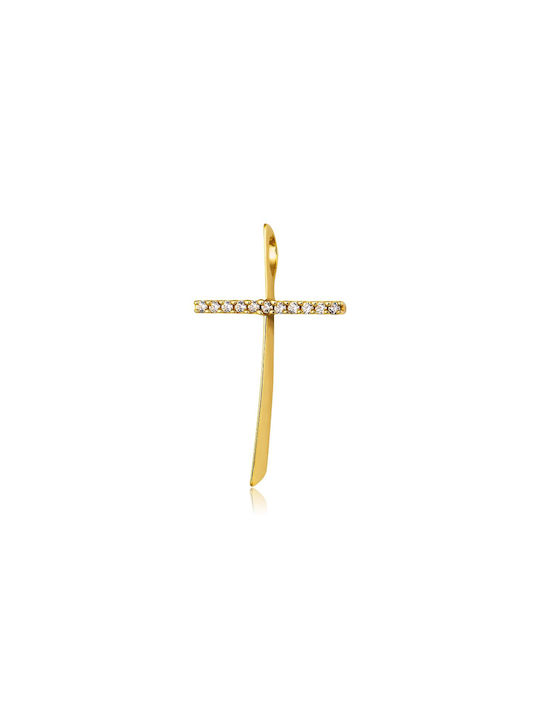 Skaras Jewels Damen Gold Kreuz 14K