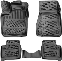 Rizline Set Front and Back 4pcs for Smart ForFour 2014+ Black