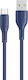 Usams Usams US-SJ501 USB 2.0 Kabel USB Typ-C männlich - USB-A Blauer 1m SJ501USB03