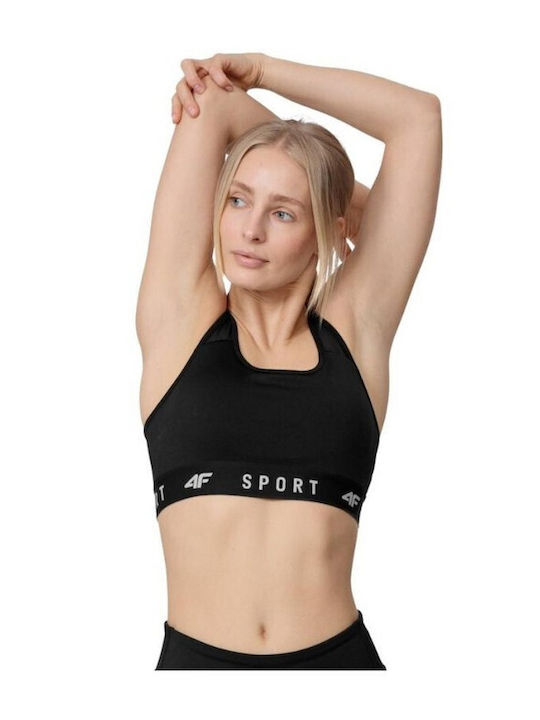 4F Women's Sports Bra without Padding Black