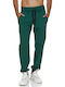 Sweatpants with Elastic Dark Green