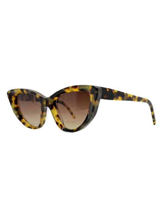 Calavera Selina Women's Sunglasses with 02 Tartaruga Plastic Frame and Brown Gradient Lens