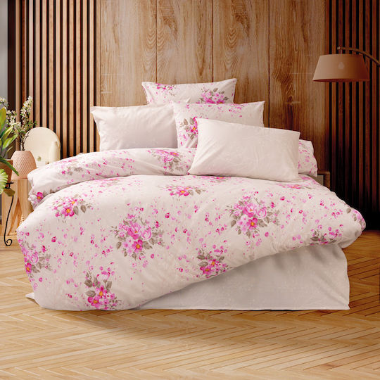 Mc Decor Bettdecken-Set Einzelbett 160x240cm Vita Beige 2Stück