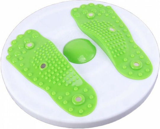 Waist Twisting Disk Δίσκος Ισορροπίας Λευκός/Πράσινος Skroutz Cyprus