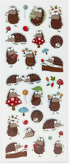 Exas Paper Stickers Hedgehog Cute