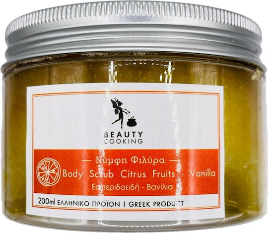 Beautycooking Ръчно изработено Body Скраб тяло Цитрусови плодове - ванилия 250мл