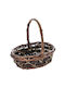 Wooden Decorative Basket 29x21x10cm Iliadis