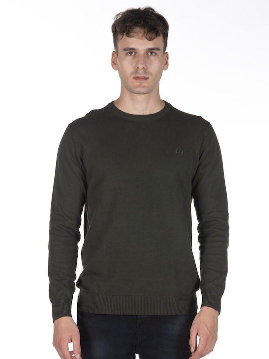 District75 Herren Langarm-Pullover Khaki