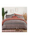 Nef-Nef Homeware Reflex Σετ Σεντόνια Μονά 170x270εκ. Terra (3τμχ)