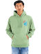 Hammer Globe Premium Men's Sweatshirt with Hood Green