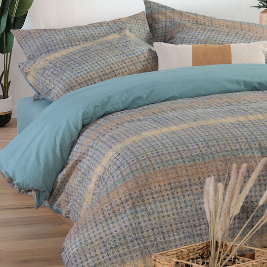 Nef-Nef Homeware Сет Чаршафи 170x270см. Reflex Aqua 3бр