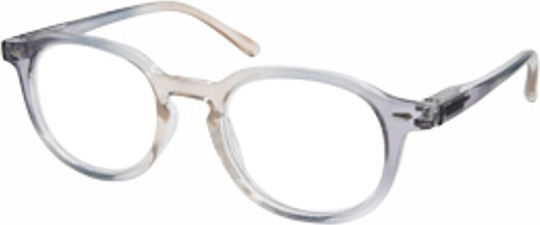 Eyelead E233 Reading Glasses +2.50 in Gray Color E 233