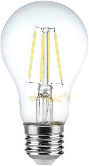 V-TAC LED крушка 6W 105mm за фасунга E27 и форма A60 Топло бяло 600лм