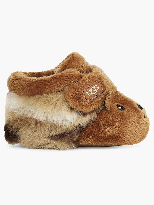 Ugg Australia Soft Sole Baby Slippers Brown