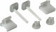 Remer Set of Toilet Seat Cover Hinges 745 Toilet Seat Lid Hinge