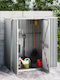 Metallische Gartenhaus Galvanisiert Grau M1.61xB0.89xH1.61m