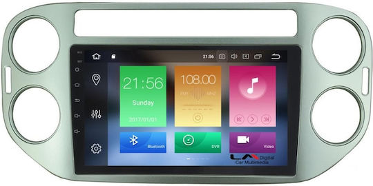 LM Digital Auto-Audiosystem für Volkswagen Tiguan / Golf Plus 2007-2016 (Bluetooth/USB/WiFi/GPS/Apple-Carplay/Android-Auto) mit Touchscreen 9"