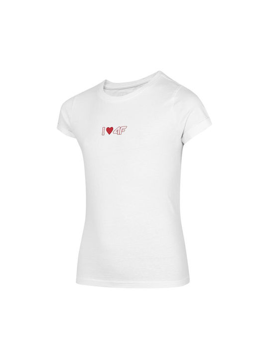 4F Kids' T-shirt White