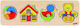 Ξύλινο Παιδικό Puzzle Σφηνώματα 4pcs Goki