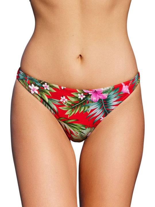 Banana Moon Wila Mahalo Bikini Slip Κόκκινο