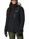 Alpine Insulated Women's for Hiking Short Parka Jacket for Winter with Hood Black