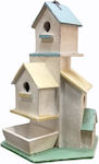 Colorful wooden nesting box 30x41cm- A11609