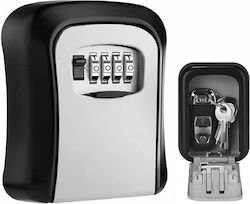 Heavy Duty Combination Key Holder with Combination Dial 5 Hooks