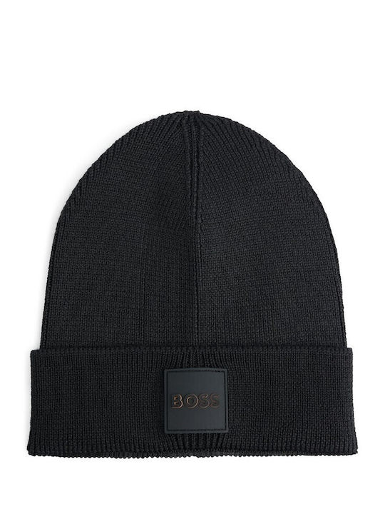 Foxxy Knitted Beanie Cap Black