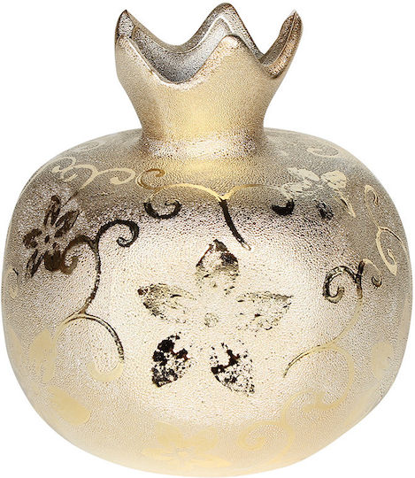 Keskor Decorative Pomegranate made of Ceramic Material 12x12x13cm 1pcs