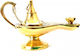 IconsGR Tisch-Öllampe Metallisch Gold 10x5.5cm 373/3