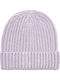 Beanie Feminin Căciulă cu Tricotaj Rib în culoarea Lila