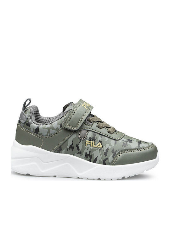 Brett 2 Kids Sneakers with Scratch Khaki
