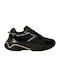Guess Micola Femei Chunky Sneakers Negre