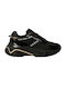 Guess Micola Damen Chunky Sneakers Schwarz