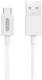 Ezra DC-129 USB 2.0 Cable USB-C Male - USB-A White 3m