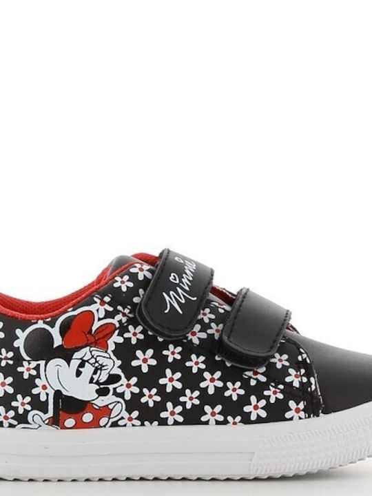 Disney Παιδικά Sneakers Minnie με Σκρατς για Κορίτσι Μαύρα
