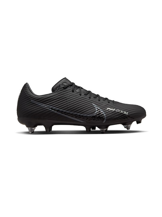 Nike Vapor 15 Academy SG-Pro Χαμηλά Ποδοσφαιρικά Παπούτσια με Τάπες Μαύρα