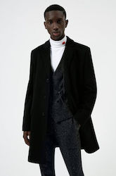 Hugo Boss Ανδρικό Παλτό Μαύρο